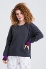 Tia Brushed Cotton Sweatshirt